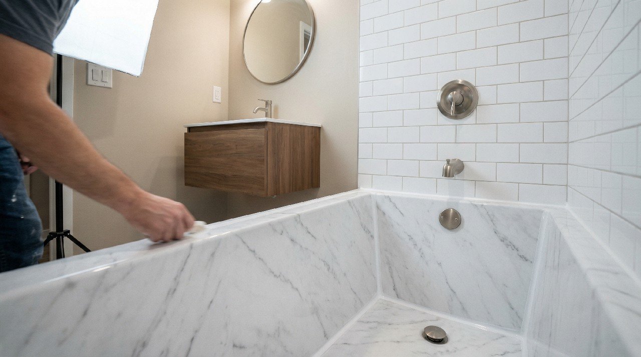 Bathtub Liners: Austin's Quick Remodel Hack image 2